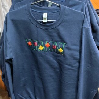 Navy Blue Crewneck Vermont Sweatshirt