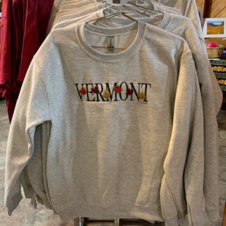 Gray Crewneck Vermont Sweatshirt